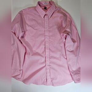 RVYC Mens Chambray Shirt Size XL Pink Button Down Preppy‎ Made In The USA Cotton